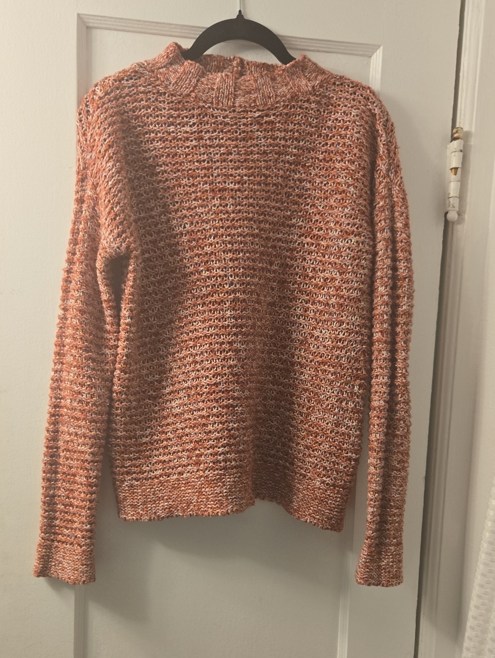 St. John's Bay Orange Marled Crewneck Sweater